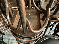 Kunstlederen thonet barkrukken (12x) - afbeelding 7 van  7