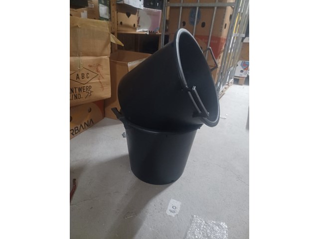 Kunstof bloempot hoog 34 cm doorsnee 41 cm aantal 1 stuks. - afbeelding 1 van  5