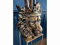 Kunstpalm in leeuwenpot - afbeelding 10 van  10