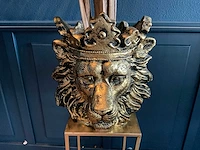 Kunstpalm in leeuwenpot - afbeelding 1 van  10