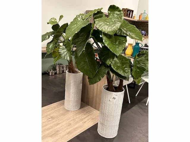 Kunstplant - in pot (2x) - afbeelding 3 van  4