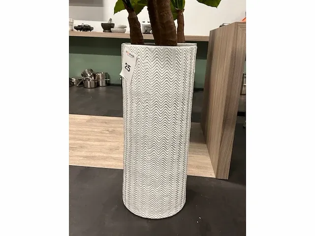 Kunstplant - in pot (2x) - afbeelding 4 van  4