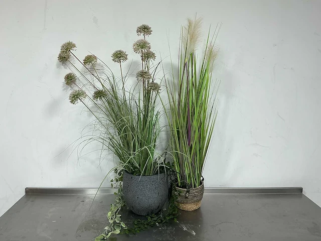 Kunstplant (2x) - afbeelding 1 van  4
