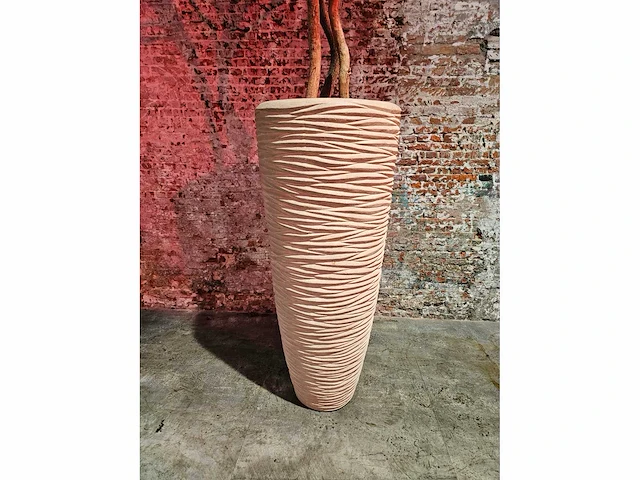 Kunstplant in designvaas - afbeelding 5 van  6