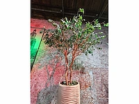 Kunstplant in designvaas - afbeelding 4 van  5