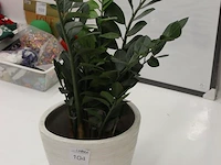 Kunstplant in pot hoogte 100 cm. - afbeelding 2 van  2
