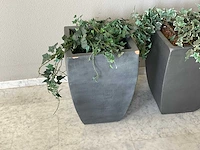Kunstplant met pot (2x) - afbeelding 2 van  3