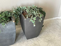 Kunstplant met pot (2x) - afbeelding 3 van  3
