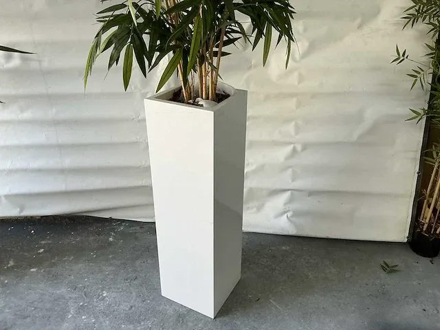 Kunstplant met pot (4x) - afbeelding 3 van  4