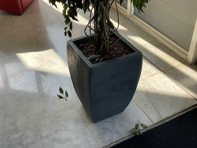Kunstplant met pot - afbeelding 3 van  3