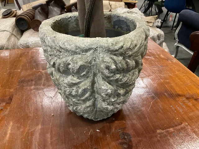 Kunstplant met pot - afbeelding 2 van  2