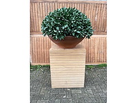 Kunstplant op zuil - afbeelding 2 van  3