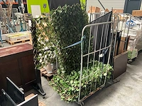 Kunstplant wanddecoratie (12x) - afbeelding 5 van  13