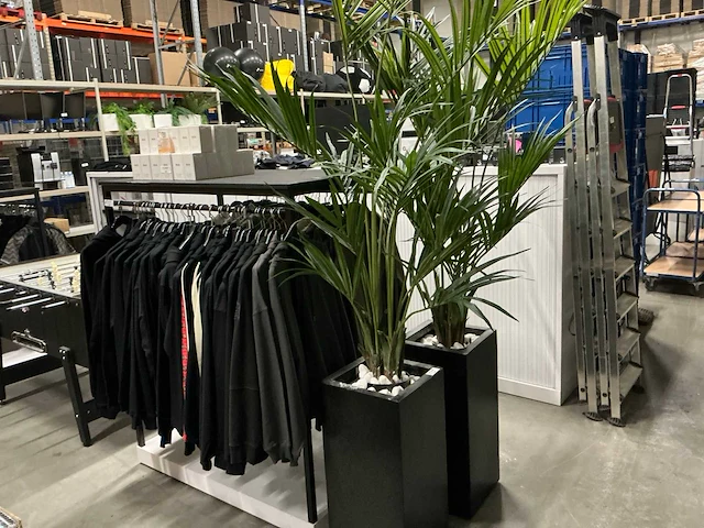 Kunstplanten met pot (2x) - afbeelding 1 van  3