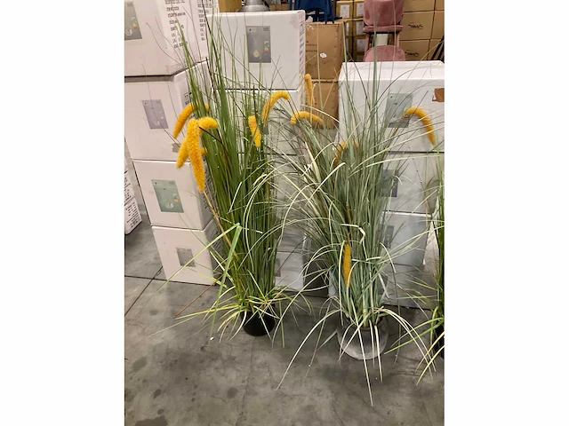 Kunstplanten met pot (5x) - afbeelding 2 van  3