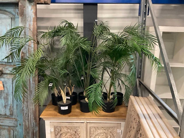 Kunstplanten met pot (8x) - afbeelding 1 van  1