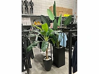 Kunstplanten met potten (2x) - afbeelding 2 van  2