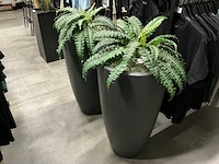 Kunstplanten met potten (2x) - afbeelding 1 van  2