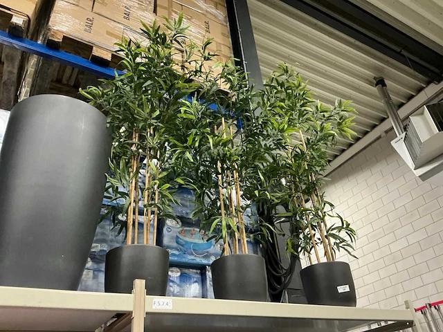 Kunstplanten met potten (3x) - afbeelding 1 van  3