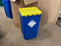 Kunststof afvalcontainer (10x) - afbeelding 1 van  3
