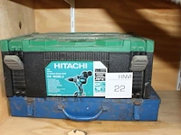 Kunststof en metalen gereedschapskisten waaronder hitachi. - afbeelding 1 van  1