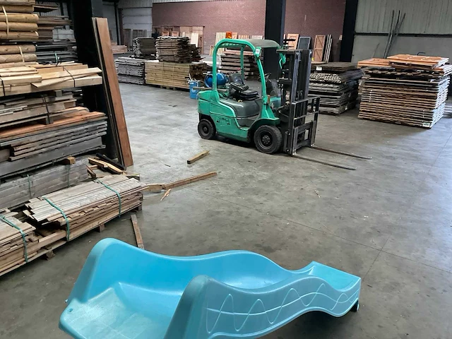 Kunststof glijbaan - licht blauw - 290 cm - afbeelding 3 van  5