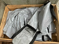 Kunststof hoes grijs (6x) - afbeelding 1 van  2