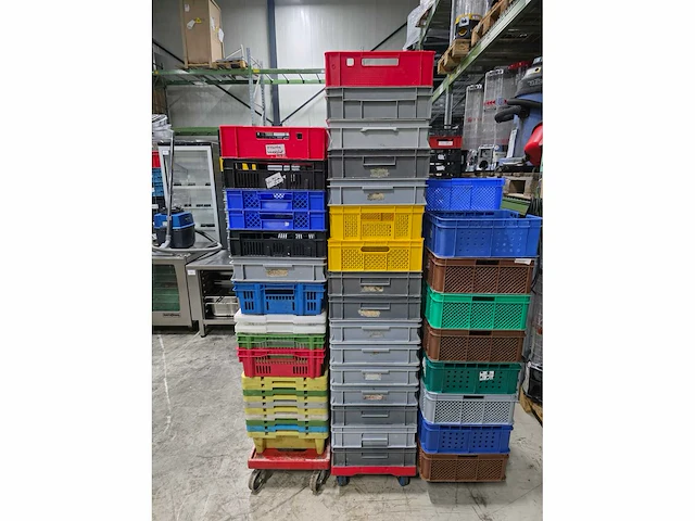 Kunststof krat (52x) - afbeelding 2 van  3