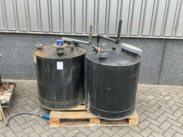 Kunststof opslagtank (2x) - afbeelding 2 van  6