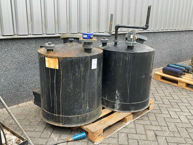 Kunststof opslagtank (2x) - afbeelding 3 van  6