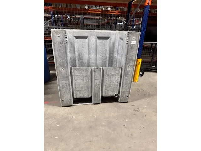 Kunststof pallet box grijs - afbeelding 1 van  4