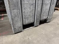 Kunststof pallet box grijs - afbeelding 3 van  4