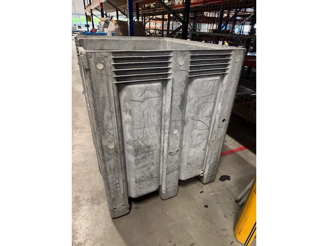Kunststof pallet box grijs - afbeelding 4 van  4