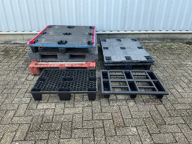 Kunststof pallets (7x) - afbeelding 2 van  6
