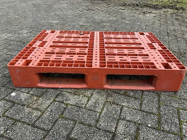 Kunststof pallets 80x120x18cm (118x) - afbeelding 2 van  4