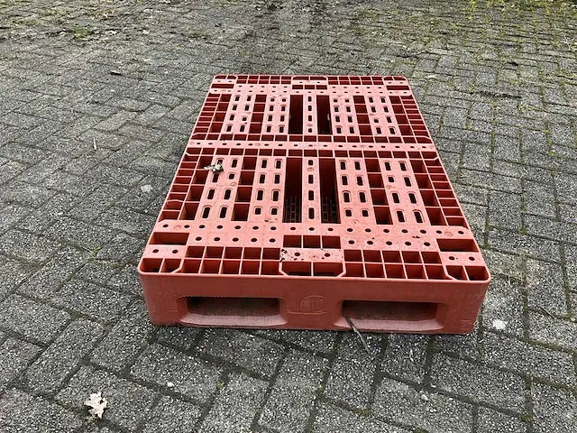 Kunststof pallets 80x120x18cm (118x) - afbeelding 3 van  4