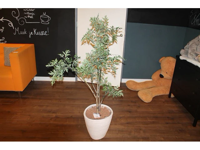 Kunststof plant in pot met hoogte 150 cm. - afbeelding 1 van  3