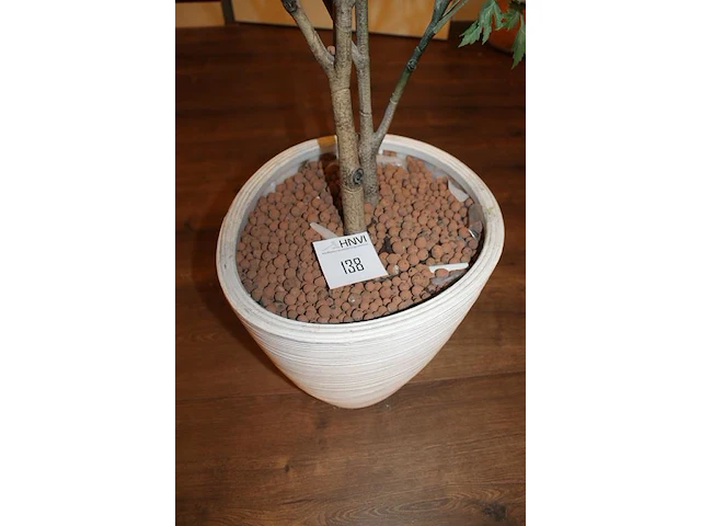 Kunststof plant in pot met hoogte 150 cm. - afbeelding 3 van  3