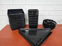 Kunststof schalen / bakken (45x) - afbeelding 1 van  3