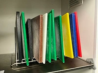 Kunststof snijplank (12x) - afbeelding 1 van  2