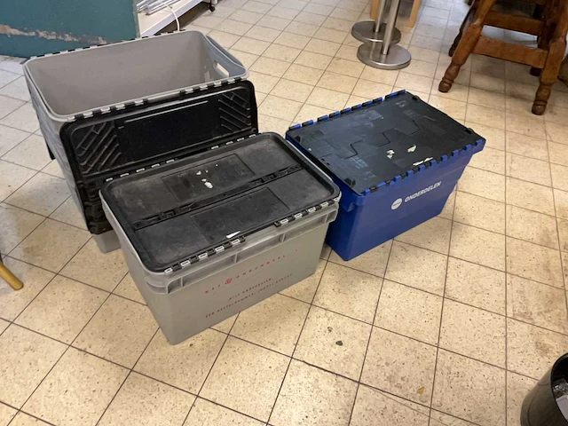 Kunststof stapelbakken (5x) - afbeelding 4 van  5