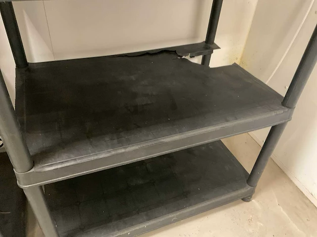 Kunststof stelling 88x59x185 cm (2x) - afbeelding 4 van  5