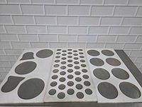 Kunststof taartvorm platen (8x) - afbeelding 1 van  5