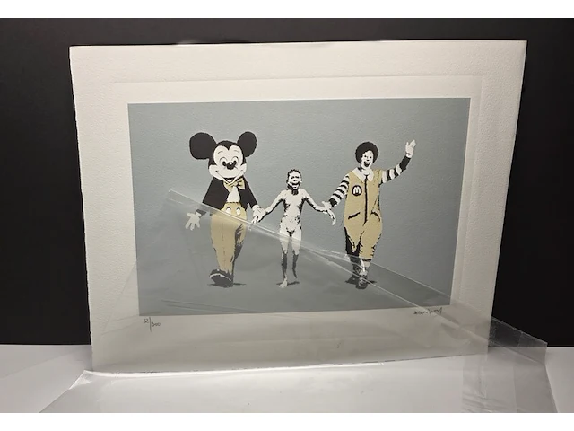 Kunstwerk banksy napalm (zeefdruk), 2004 - afbeelding 12 van  57