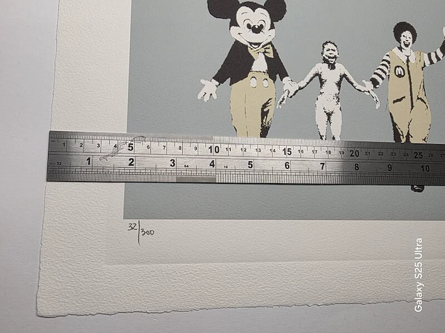 Kunstwerk banksy napalm (zeefdruk), 2004 - afbeelding 49 van  57