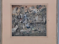 Kunstwerk, cornelis veth, je hebt een boekjen, daer staet het in, 1947 - afbeelding 1 van  8