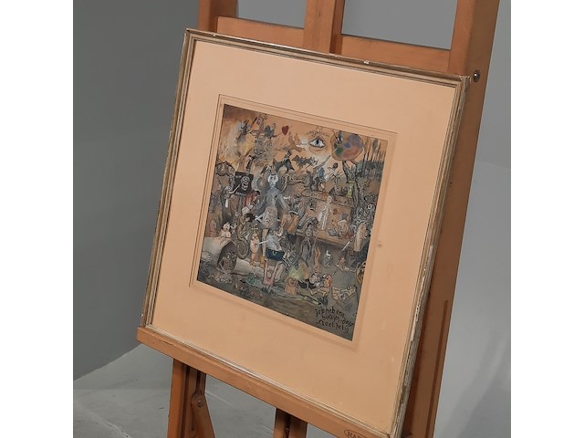 Kunstwerk, cornelis veth, je hebt een boekjen, daer staet het in, 1947 - afbeelding 3 van  8