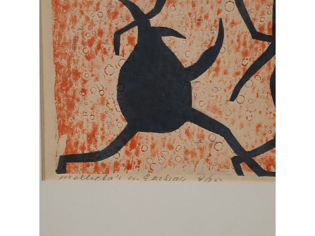 Kunstwerk, h. stammeshaus, mellicta's en erebi's - 4/25, 1967 - afbeelding 7 van  9