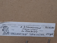 Kunstwerk, h. stammeshaus, mellicta's en erebi's - 4/25, 1967 - afbeelding 9 van  9