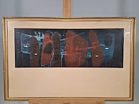 Kunstwerk in lijst, alfred van werven, 1962 - afbeelding 1 van  8